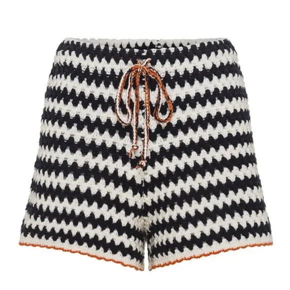 The Upside Voyage Crochet Halu Shorts - Picture 1 of 5